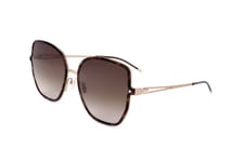 Lunettes de Soleil Hugo Boss BOSS 1392/S 8SO MATTE GOLD HAVANA 57/18/140 Femme