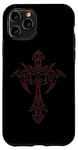 iPhone 11 Pro Y2k Mall Goth Grunge Aesthetic Gothic Cross Case