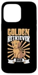 Coque pour iPhone 14 Pro Max Golden Retriever Papa - Golden Retriever