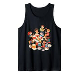 Kids Playing Instruments Music Education Tank Top