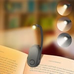 TOZKZO Lampe de Lecture, Lampe Livre Rechargeable, Liseuse Lampe de Lecture pour Lire au Lit, Protection des Yeux, 3 Couleurs (Blanc/Chaud/Natural), 360° Cou Flexible, Longue Durée