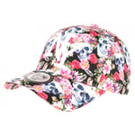 Casquette Enfant Tête de Mort Fleurs Rouges NY Skull Baseball de 7 a 11 ans-Tai