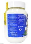 2 x KTC 100% Pure Coconut Oil - Edible, Cooking, Hair & Skin Moisturiser - 500ml