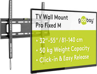 49890 Pro Support Mural Tv Pour Écrans Et Télév Urs De 32-55 Pouces (81-140 Cm) - Fixation Murale Tv Avec Une Capacité De Charge . De 50 Kg Accroche Television Mural Vesa 300 X 300