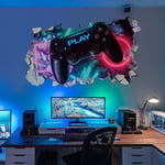 3D Gamer Väggdekaler, Gamer Poster Väggdekoration, Pojke Sovrum Väggdekal, Modern Vardagsrum Dekoration Väggdekaler, Pojke Sovsal Väggdekal, Di