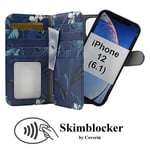 Skimblocker XL Magnet Design Wallet iPhone 12 (6.1)