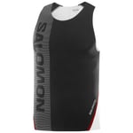 SALOMON S/lab Speed Singlet M - Noir / Blanc taille 2024