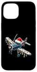 iPhone 15 RC Airplane Model Flight Pilot Christmas Hat Xmas Case