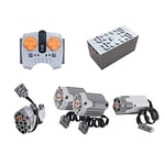 BANDRA Technic Power Functions Set Motor Set and Remote Control Compatible with Lego