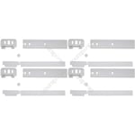 Integrated Fridge Freezer Decor Door Sliding Hinge Kit Fits Whirlpool