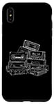 Coque pour iPhone XS Max Love Retro Mixtape 80's Blank Cassette Tape Shirt Cadeaux