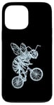 Coque pour iPhone 13 Pro Max Bee Cycling Vélo Drôle Animal Cool Insecte Biker Ride Bike