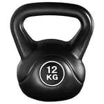 Yaheetech Kettlebell Variété de Poids 6/8/10/12/16/20 kg Fitness de Musculation à Domicile ou Gym pour Femmes et Hommes Sports Kettlebells 12kg