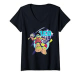 Womens Teenage Mutant Ninja Turtles Leonardo Leo V-Neck T-Shirt