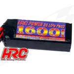 [FR] Batteria - LiPo 3S - 11.1V 1600mAh 50C No Case RC Car Micro - TRX Plug 97x3