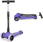 Xootz Scout Tri-Scooter, LED 3-Wheeled Light Up Scooter for Toddlers, Adjustabl