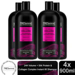 TRESemme 24 Hour Body Volume Shampoo - Pack of 4 - 900ml 