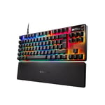 SteelSeries Apex Pro TKL Gen 3 - Clavier HyperMagnetic gaming - OmniPoint 3.0 - Actionnement ajustable - Déclenchement rapide - Préréglages prêts à jouer - Toucher rapide/SOCD - OLED -UK Layout QWERTY