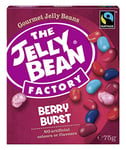 The Jelly Bean Factory Berry Burst Fairtrade 75 g Box (Pack of 3)