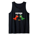 Dude Did You Eat The Last Unicorn Funny Dinosaur Tank Top