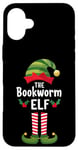 iPhone 16 Plus The Bookworm Elf Matching Family Christmas Book Lover Worm Case