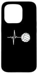 iPhone 15 Pro Volleyball Volleyball Player Heartbeat Volleyball Lover Case