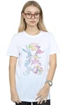 Bugs And Daffy Happy Bunny Day Cotton Boyfriend T-Shirt