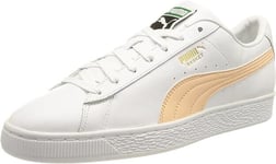 PUMA Trainers Men's Boy's Basket Classic XXI Sneakers White/Peach 3.5 UK 36 EU