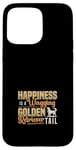 Coque pour iPhone 15 Pro Max Golden Retriever Chien Race Golden Retriever