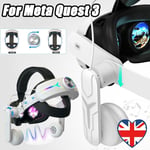 For Meta Oculus Quest 3 VR Headset Elite Head Strap Game with Battery Power Pack