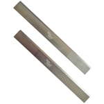 DIAMWOOD - 2 X Fers de Rechange pour Raboteuse ou Dégauchisseuse Lames de Rabot Réaffutables 200 x 20 x 2.5 mm Outil de Travail du Bois Dur ou Bois