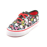 Vans Authentic Hello Kitty Black/Red Canvas Trainer Voko66Z 7 UK Toddler