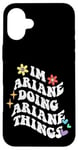 Coque pour iPhone 16 Plus Retro Groovy Im Ariane Doing Ariane Things Funny Mother's