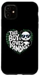 iPhone 11 This Boy Loves Pandas Cute Panda Bear Valentines Day Case