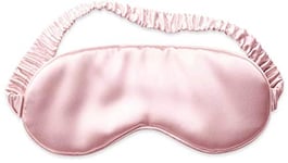 Eye Mask, Pink Sleep Eye Mask, Emma&Holly Sleep Eye Mask, Natural Silk, Eye Mask for Sleeping, Sleep Masks, Soft & Comfortable Fabric, Blindfold with Elastic Strap for Men, Women & Kids