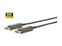 Microconnect Premium - Displayport-Kabel - Displayport (Hane) Spärrad Till Displayport (Hane) Spärrad - Displayport 1.4 - 10 M - 8K60 Hz (7680 X 4320) Stöd - Svart