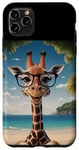 Coque pour iPhone 11 Pro Max Summer Smiles : Funny Giraffe Edition