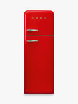 Smeg 50's Style FAB30R Freestanding 70/30 Fridge Freezer, Right-Hand Hinge