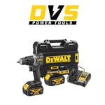 DeWalt DCD100M2T-GB 18V XR Compact Brushless Combi Drill Kit – 2 x 4.0Ah Batts