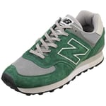 New Balance 576 Made In England Mens Fashion Trainers in Green Grey - 8 UK