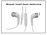 5 X  new  Earphones Headphones With Mic For Galaxy S2 S3 S4 S5 Mini