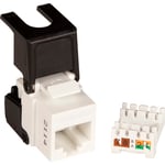 150 stk Connector Keystone Pro UTP Cat.6 RJ45 flip jack, bulk (150)