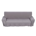 (Gray 190~230cm)Sofa Couch Stretch Covers Settee Protector Slipcover Washabl GB