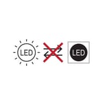 LED-TAKLAMPA 48 W 100/60,5/11,5 cm 