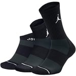 Nike U J Everyday Max WF 3PR Chaussettes Mixte Adulte, Black/Black/Black, FR : XL (Taille Fabricant : XL)