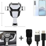 Car holder air vent mount for Vivo Y70 cell phone mount