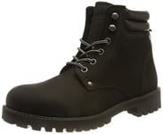 JACK & JONES Homme Jfwstoke Warm Nubuck Bottines, Anthracite, 43 EU