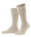 FALKE Men's Airport M SO Wool Cotton Plain 1 Pair Socks, Beige (Beige Melange 4043), 10-11