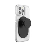 PopSockets PopGrip pour MagSafe - Support et poignée de téléphone extensibles avec dessus remplaçable pour smartphones et étuis |Pour iPhone série 12 et plus| - Noir