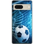 Google Pixel 7 Transparent Mobilskal Fotboll